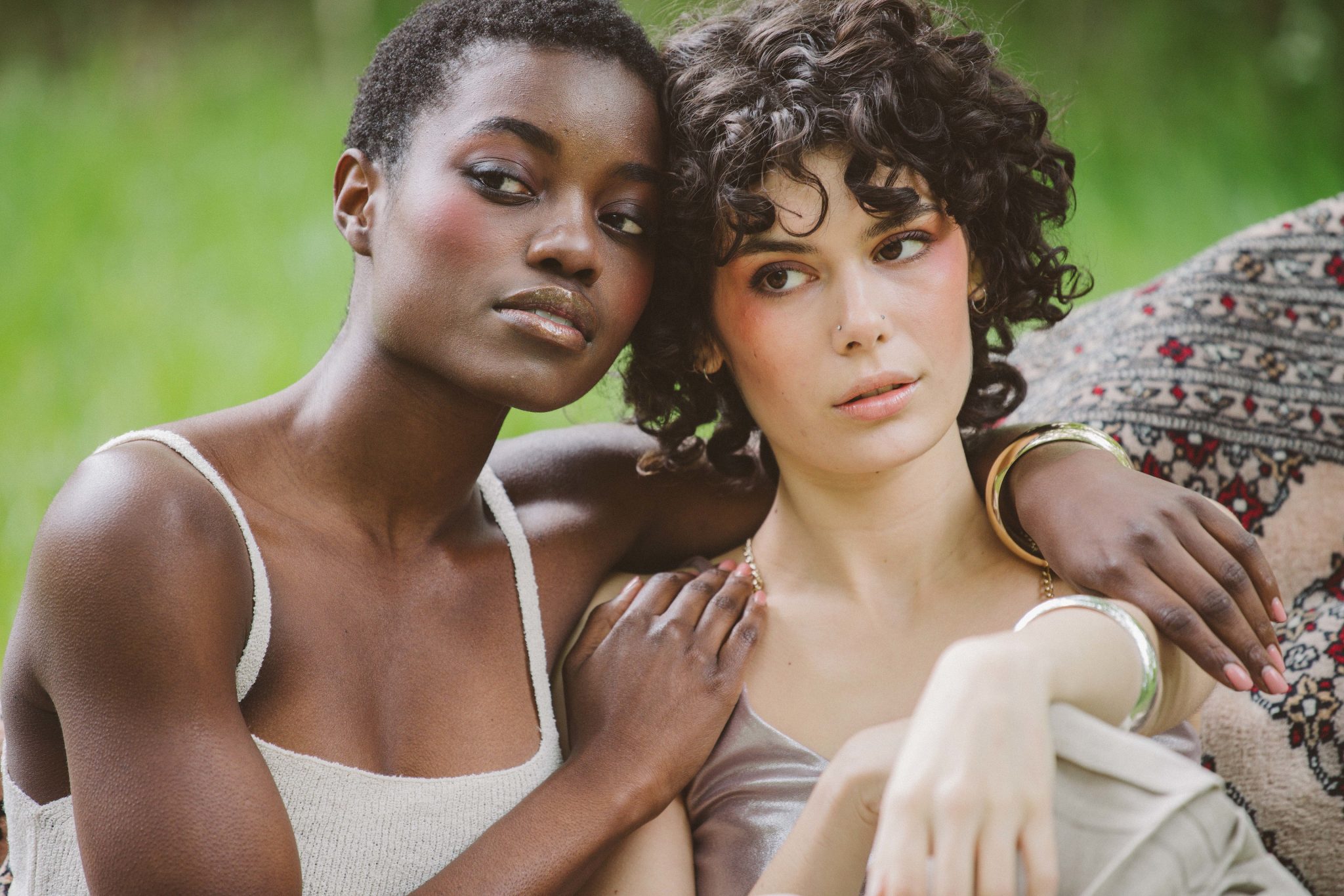 Commercial photo of two female models