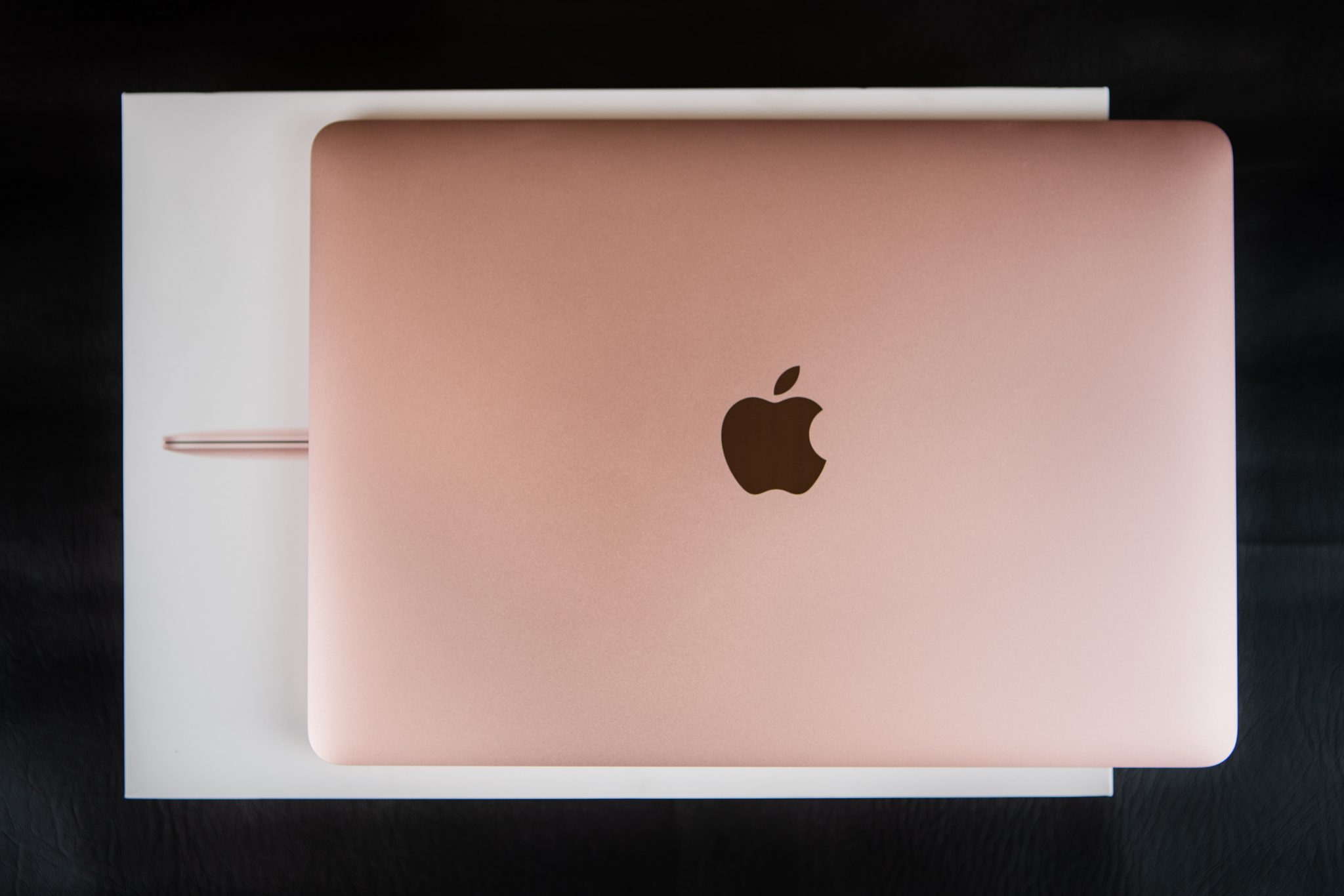 Commercial photo of a colourful Apple MacBook